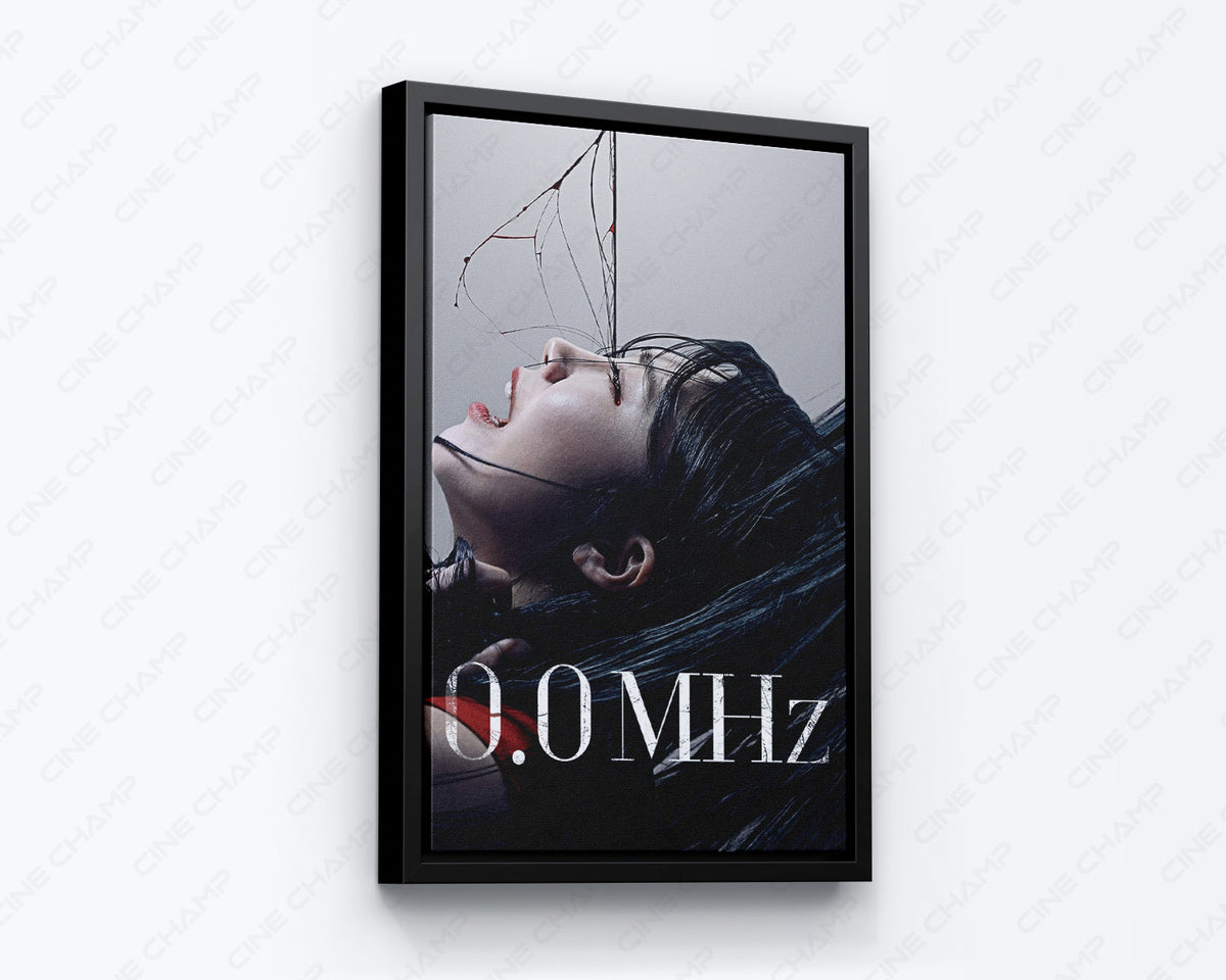0.0MHz Horror Movie Poster Canvas