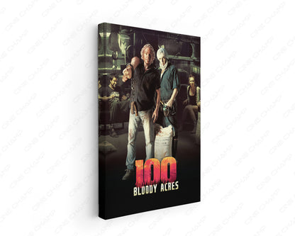 100 Bloody Acres Canvas Wall Art Dark Horror Comedy Home Decor