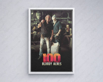 100 Bloody Acres Canvas Wall Art Dark Horror Comedy Home Decor