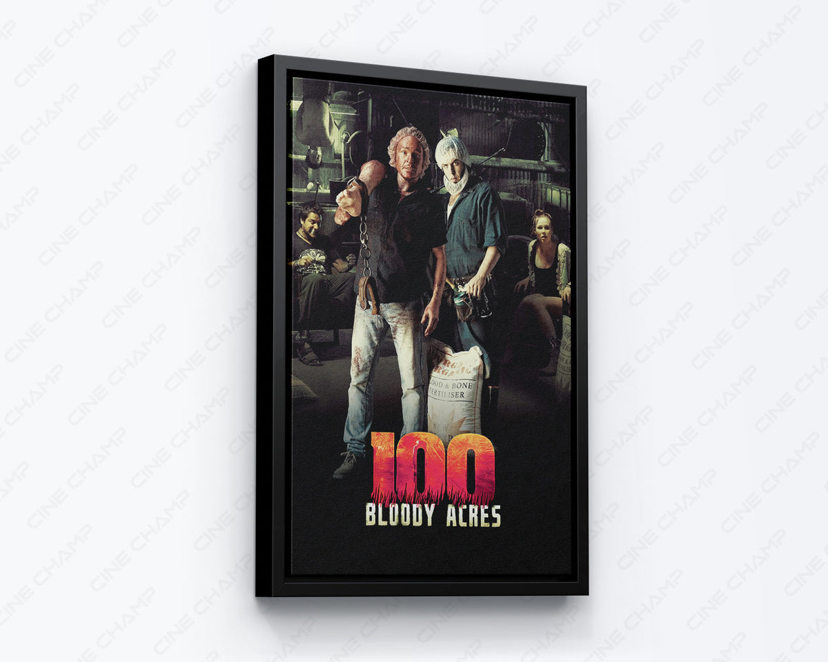 100 Bloody Acres Canvas Wall Art Dark Horror Comedy Home Decor
