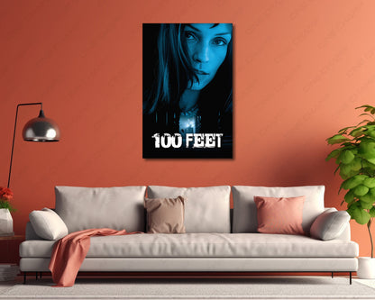 100 Feet Canvas Wall Art Haunted House Horror Movie Home Decor