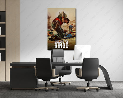 $100,000 For Ringo Canvas Print