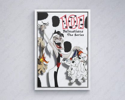 101 Dalmatians Series Canvas Wall Art Puppy Adventure Home Decor