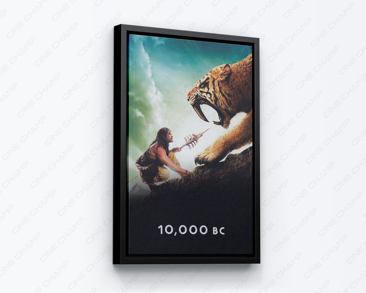 10,000 BC Framed Movie Canvas