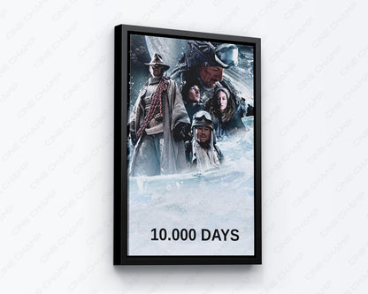 10,000 Days Framed Canvas Art
