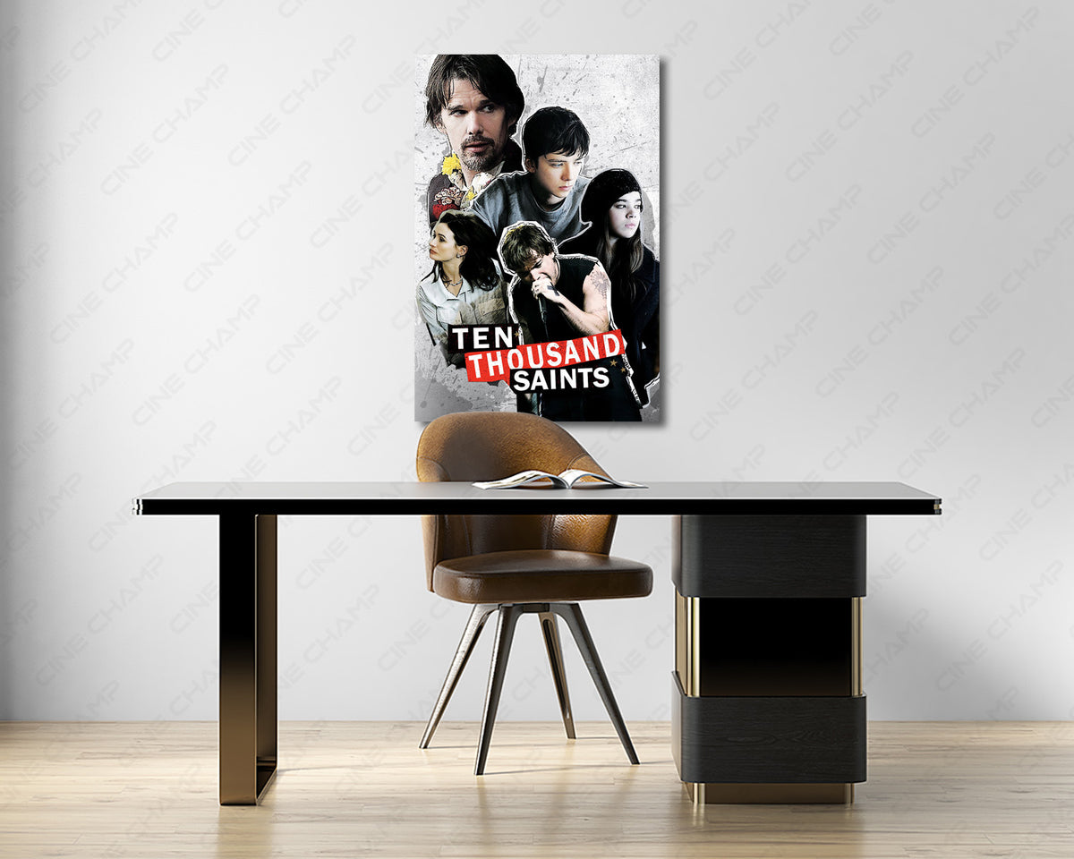 10,000 Saints Framed Canvas Art