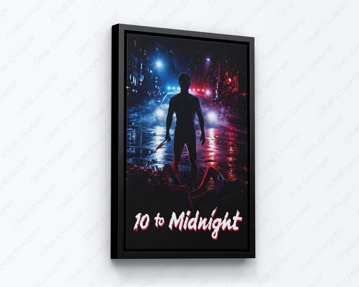 10 to Midnight Framed Canvas Art
