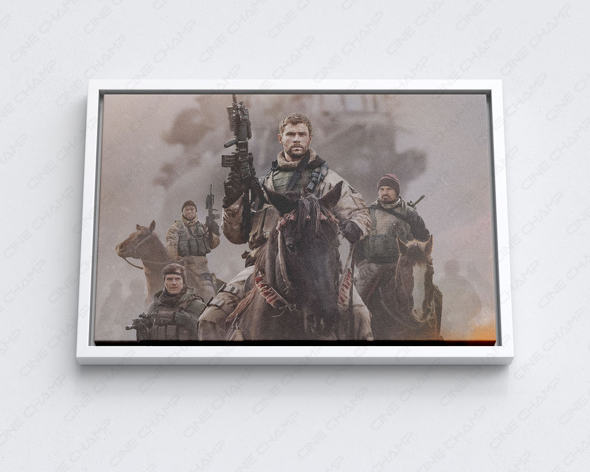 12 Strong War Movie Canvas Wall Art U.S. Special Forces Military Cinematic Decor