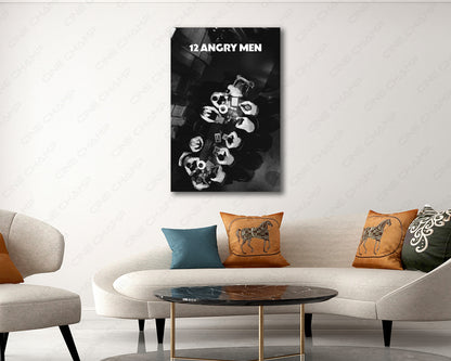12 Angry Men Classic Film Artwork