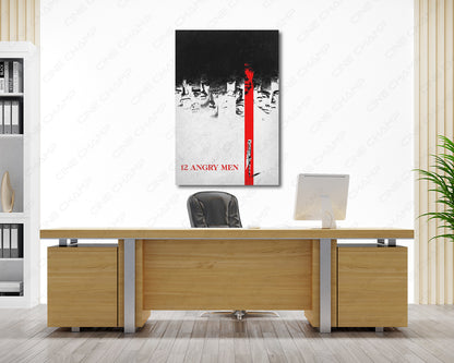 12 Angry Men Classic Movie Canvas Print