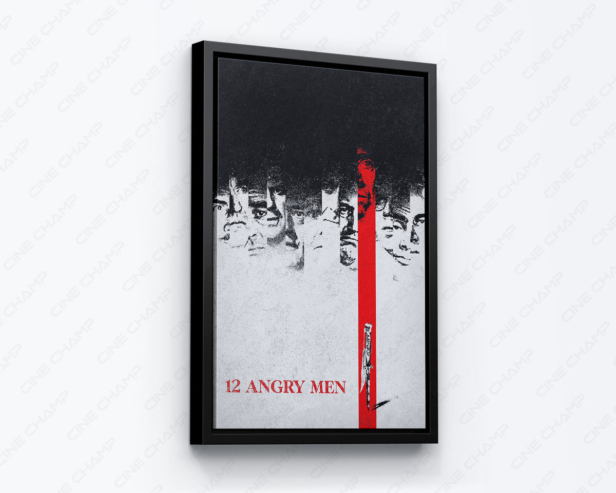 12 Angry Men Framed Canvas Art