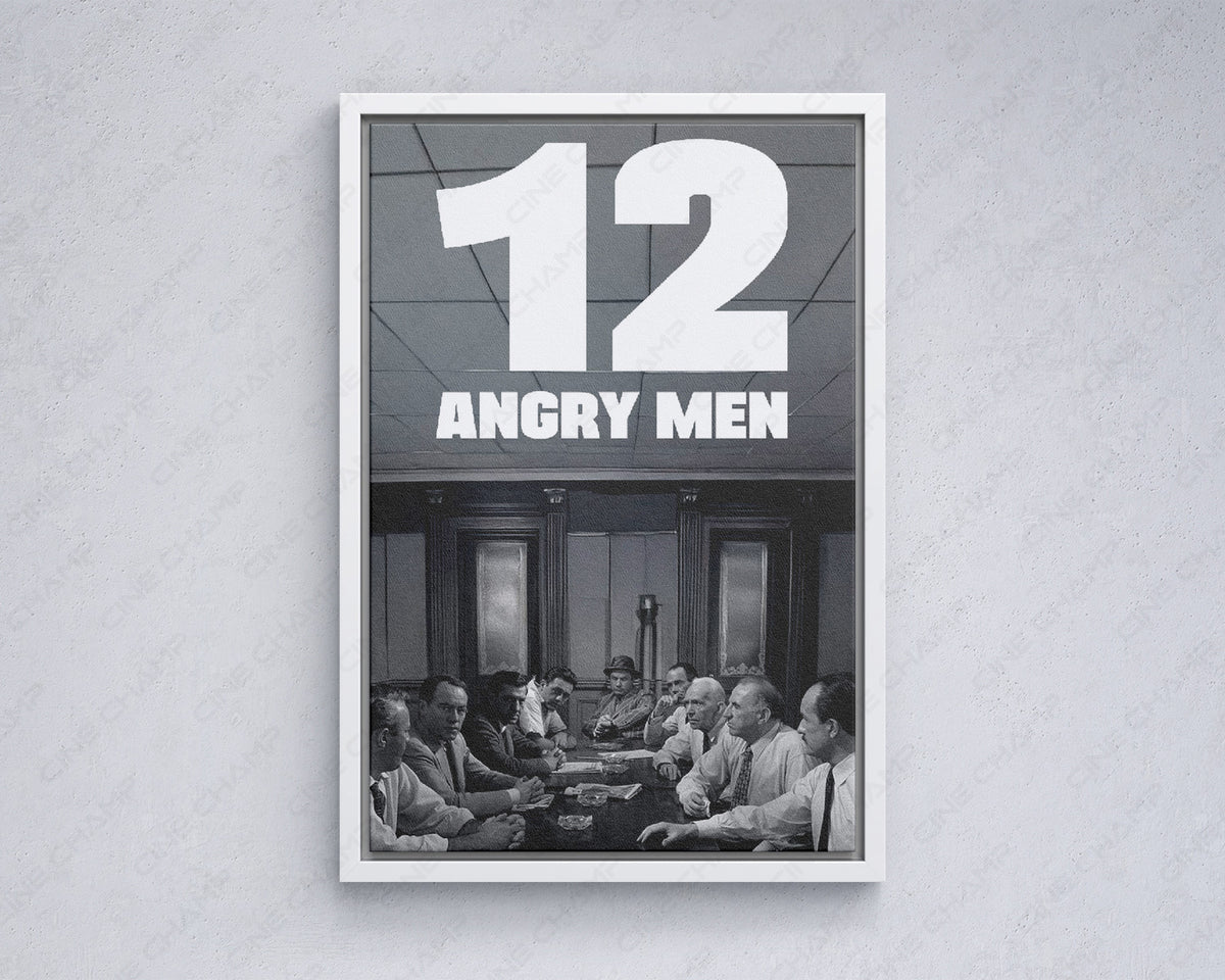 12 Angry Men Framed Film Canvas