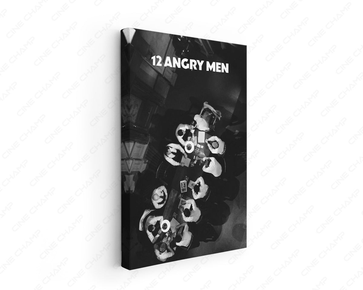 12 Angry Men Jury Room Canvas Print
