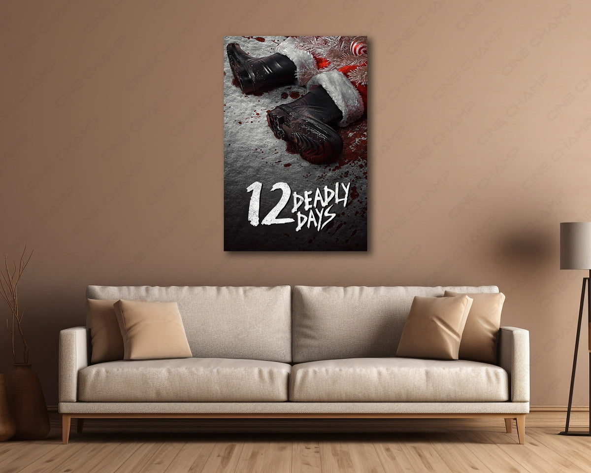 12 Deadly Days Horror Canvas Print