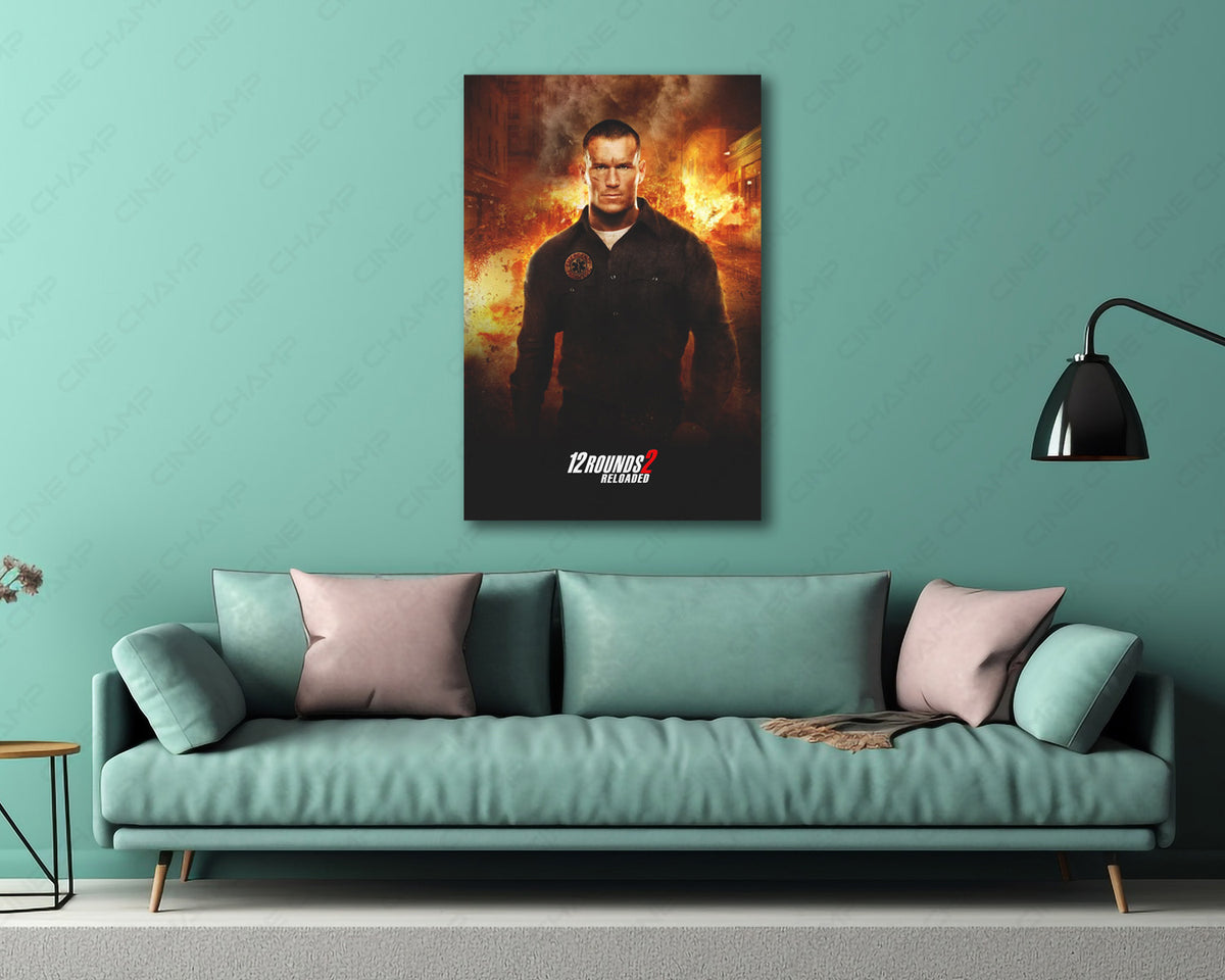 12 Rounds 2 Reloaded Movie Canvas Print