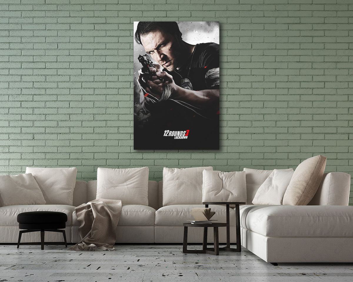 12 Rounds Lockdown Dean Ambrose Canvas Print