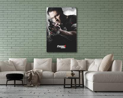 12 Rounds Lockdown Dean Ambrose Canvas Print
