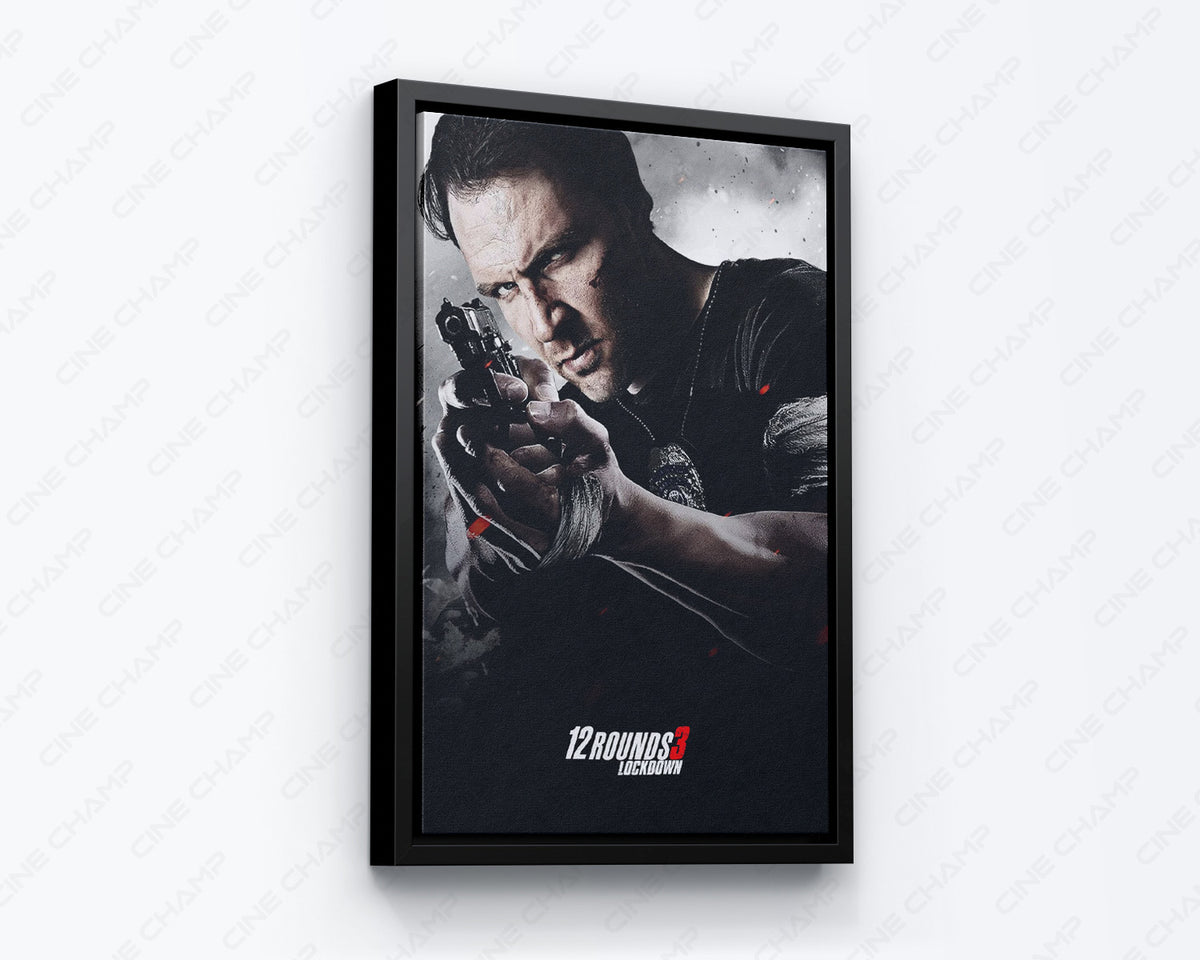 12 Rounds Lockdown Thriller Poster Canvas