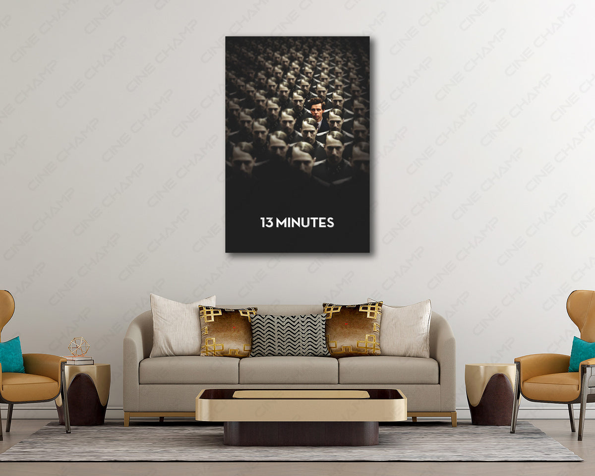 13 Minutes Thriller Poster Canvas
