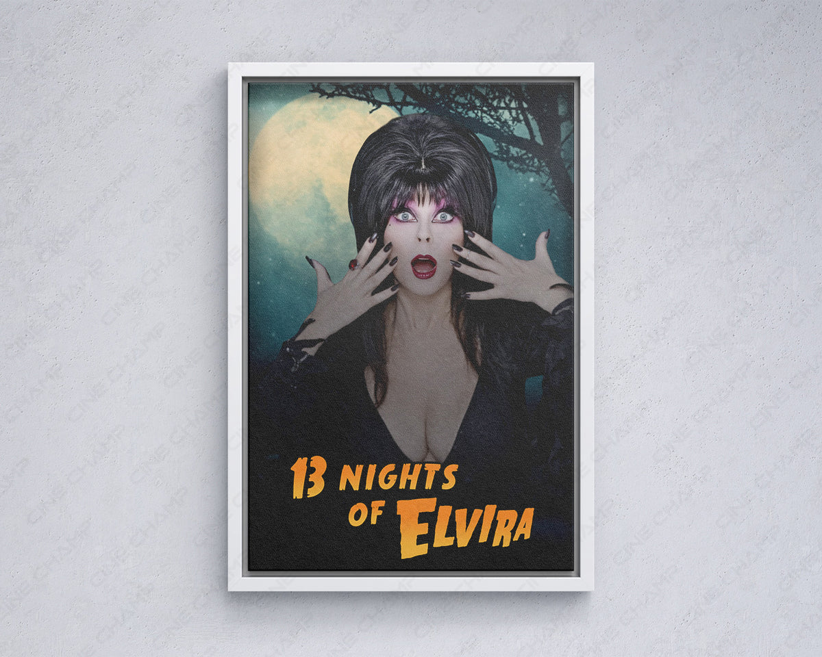 13 Nights of Elvira Canvas Print