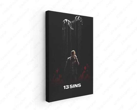 13 Sins Canvas Wall Art