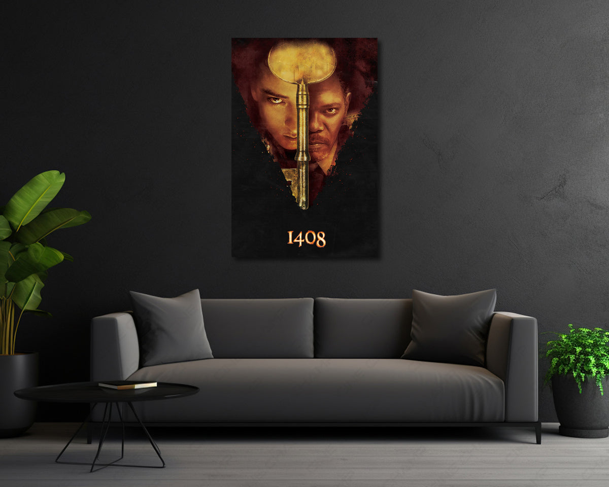 1408 Haunted Hotel Horror Canvas