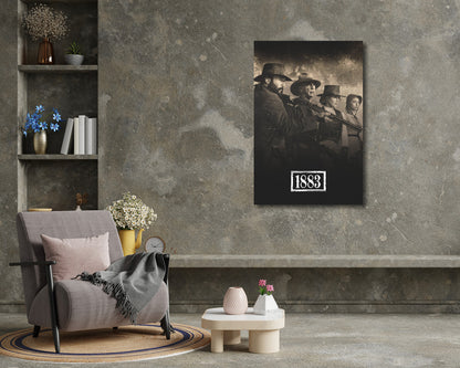 1883 Cowboy Western Canvas