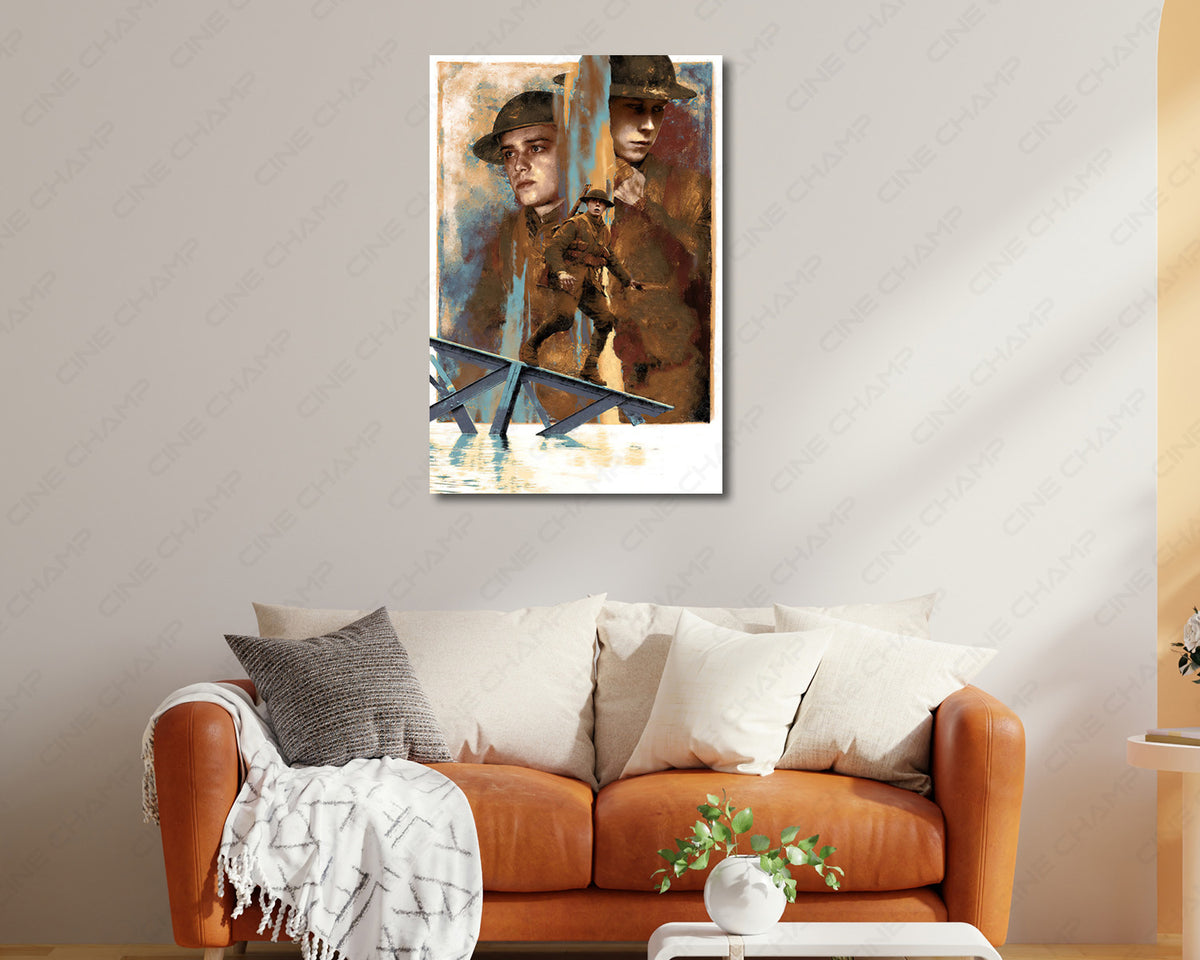 1917 Trench Scene Canvas Print