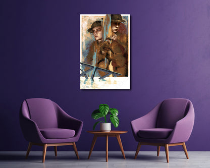 1917 World War I Battlefield Canvas