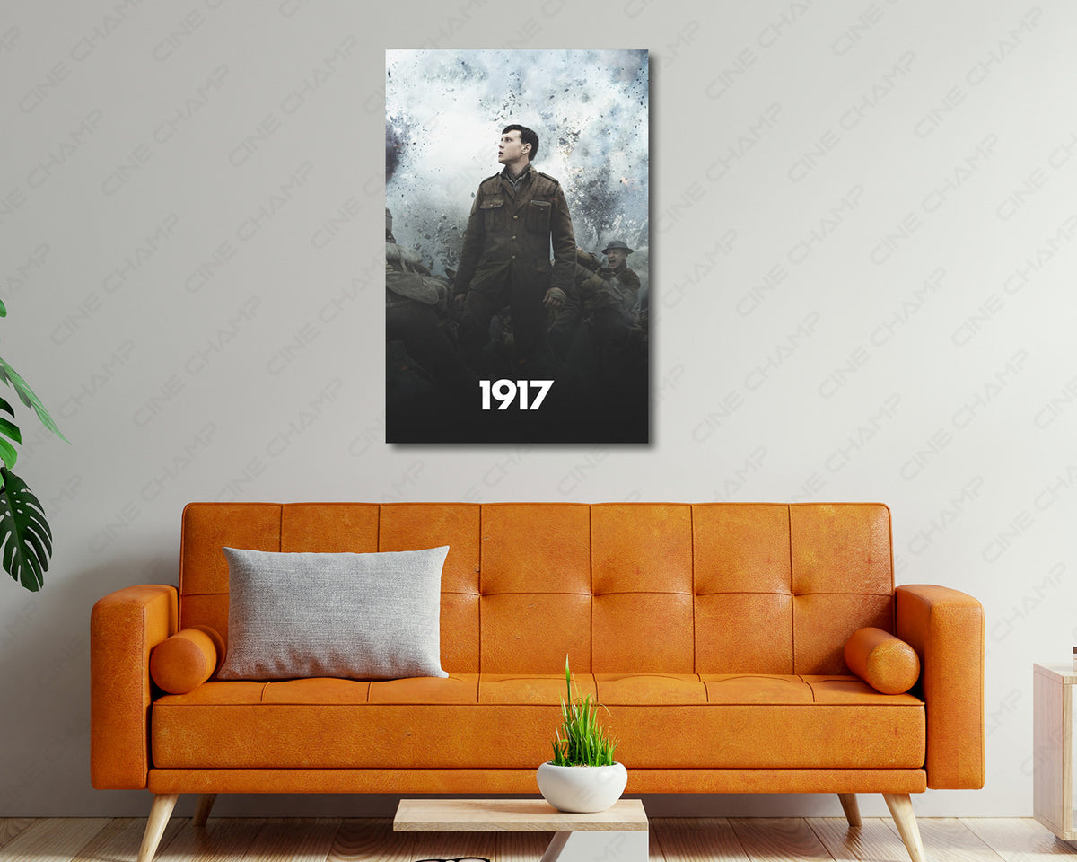 1917 World War I Poster Canvas