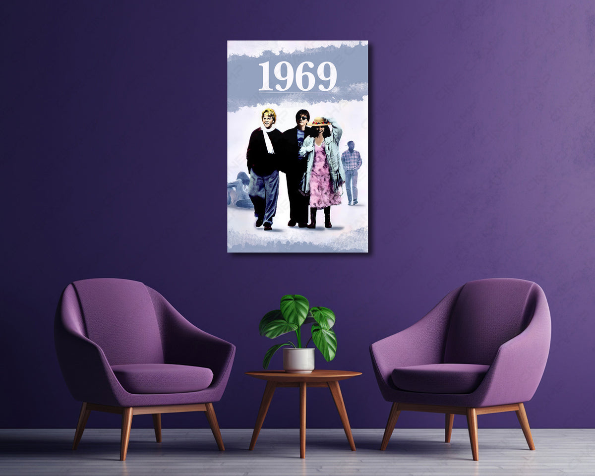 1969 Robert Downey Jr. Movie Canvas