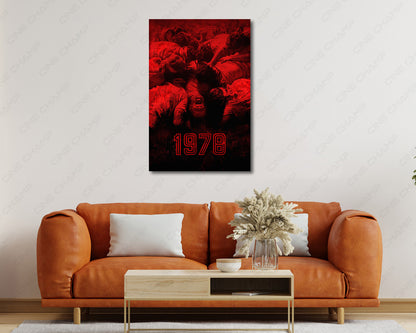1978 Argentine Horror Movie Canvas