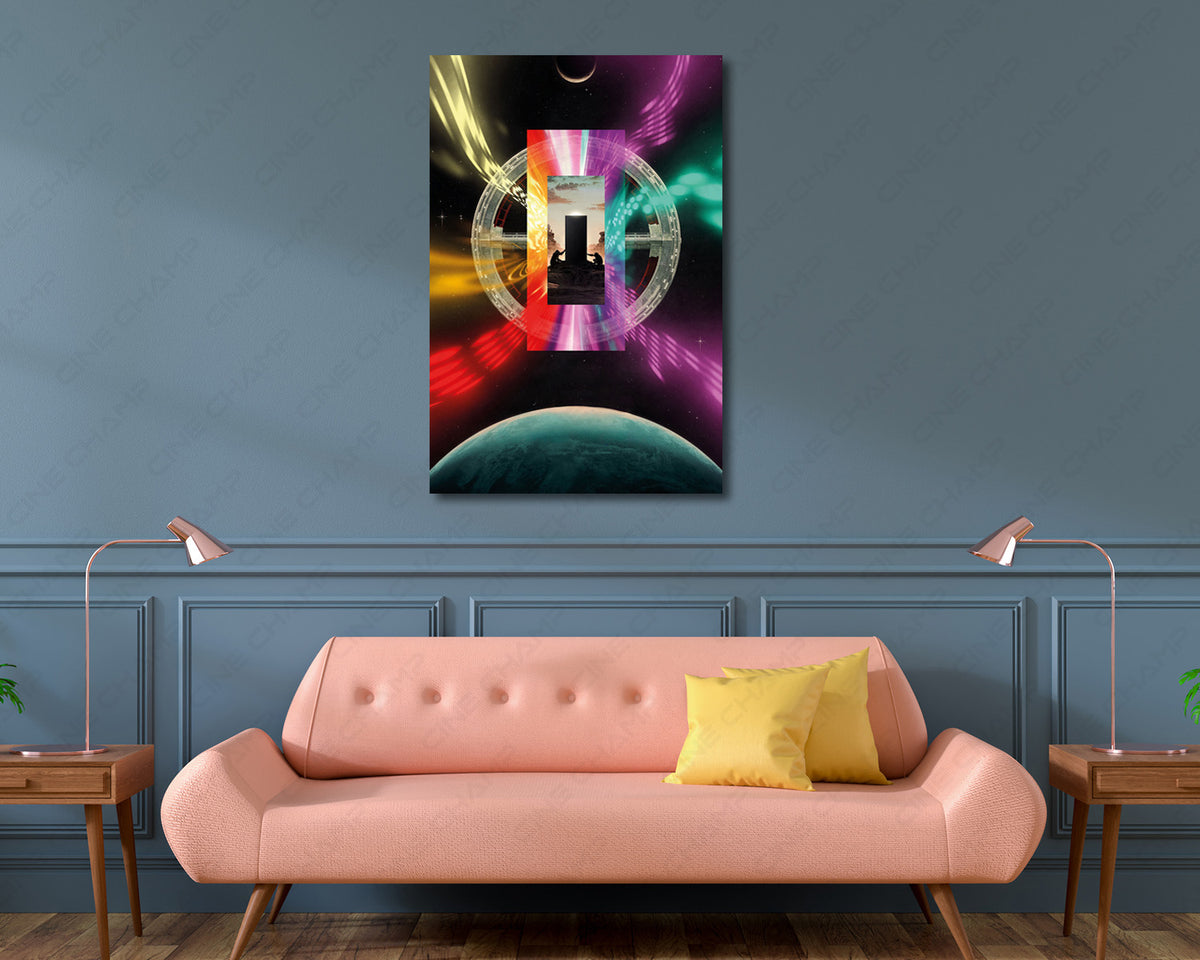 2001 Space Odyssey Movie Canvas Print