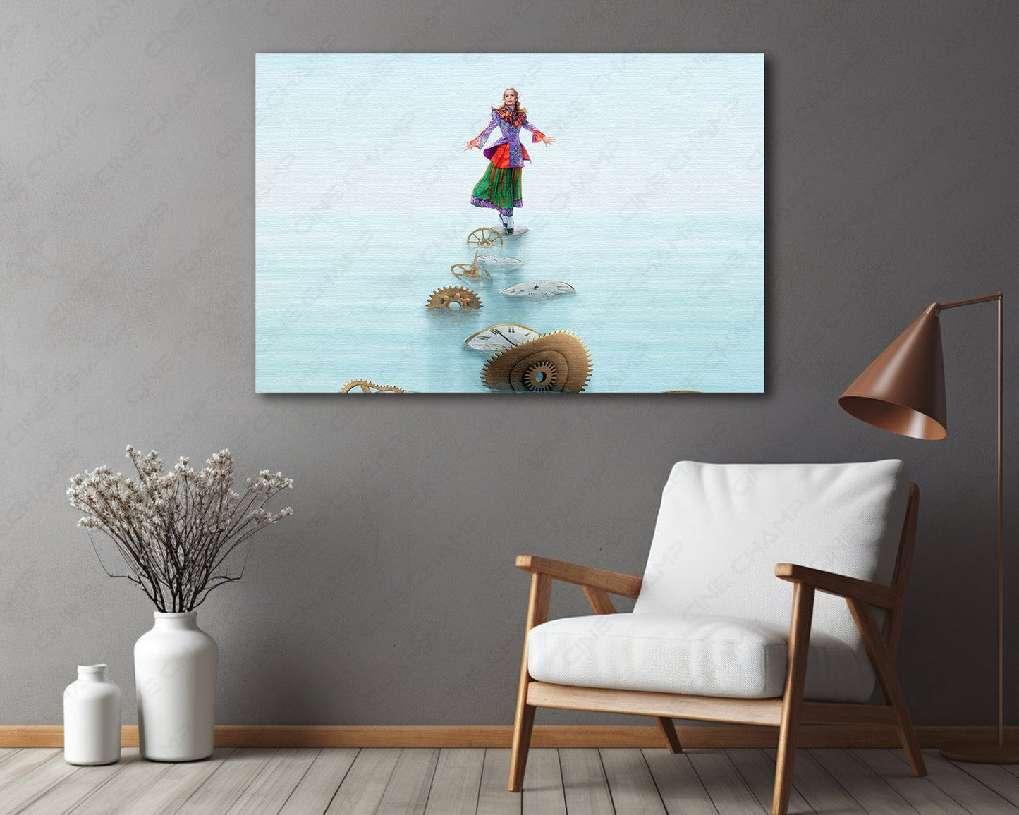 Alice Through the Looking Glass Canvas Wall Art Premium Movie Canvas Print