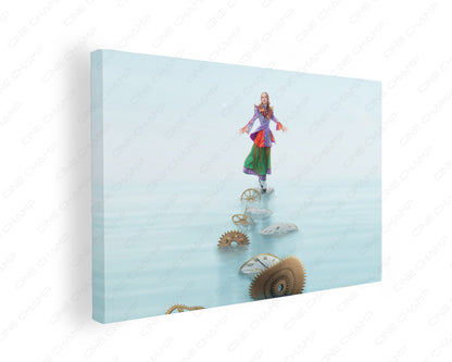 Alice Through the Looking Glass Canvas Wall Art Premium Movie Canvas Print