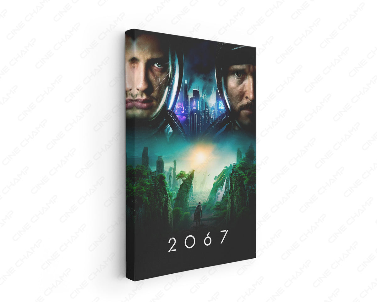 2067 Dystopian Canvas Wall Art