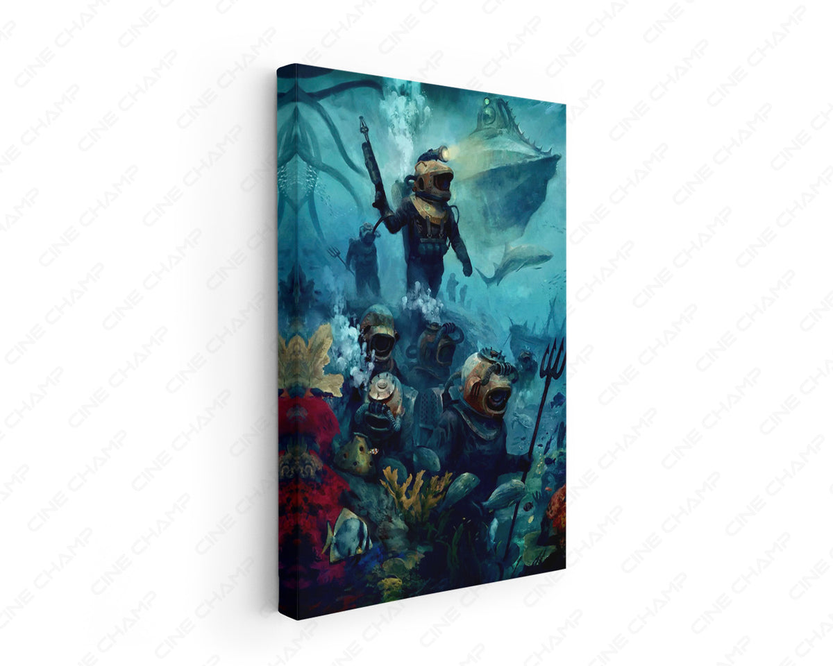 20,000 Leagues Under the Sea Canvas Wall Art