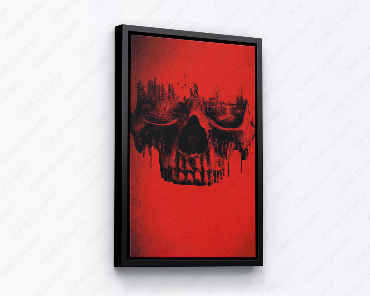 28 Weeks Later Skull Canvas Wall Art
