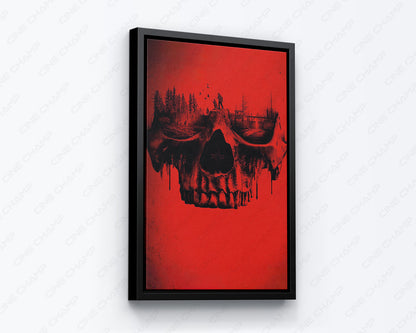 28 Weeks Later Skull Canvas Wall Art