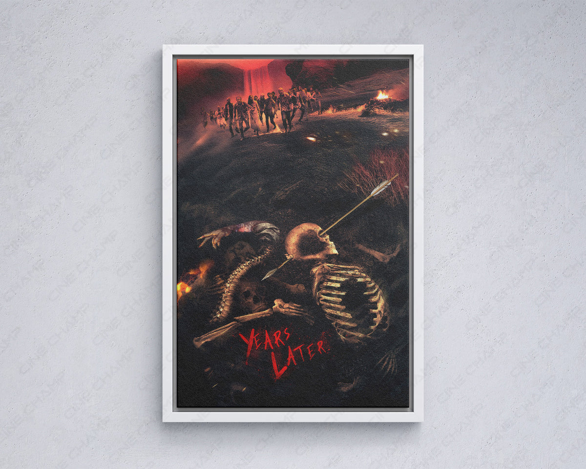 28 Years Later Canvas Wall Art Dark Infected World Horror Decor