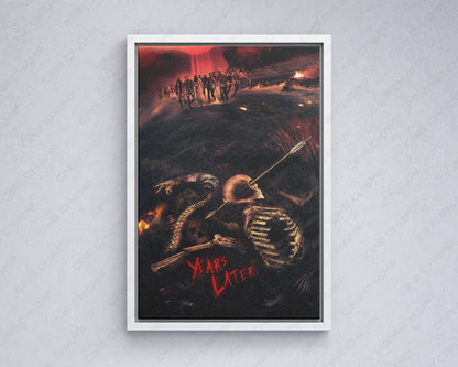 28 Years Later Canvas Wall Art Dark Infected World Horror Decor
