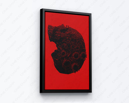 28 Weeks Later Skull Canvas Print