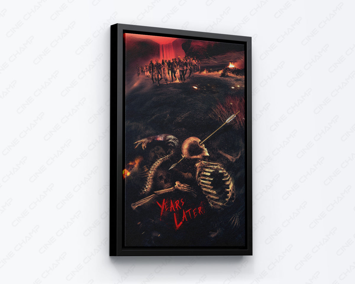 28 Years Later Canvas Wall Art Dark Infected World Horror Decor