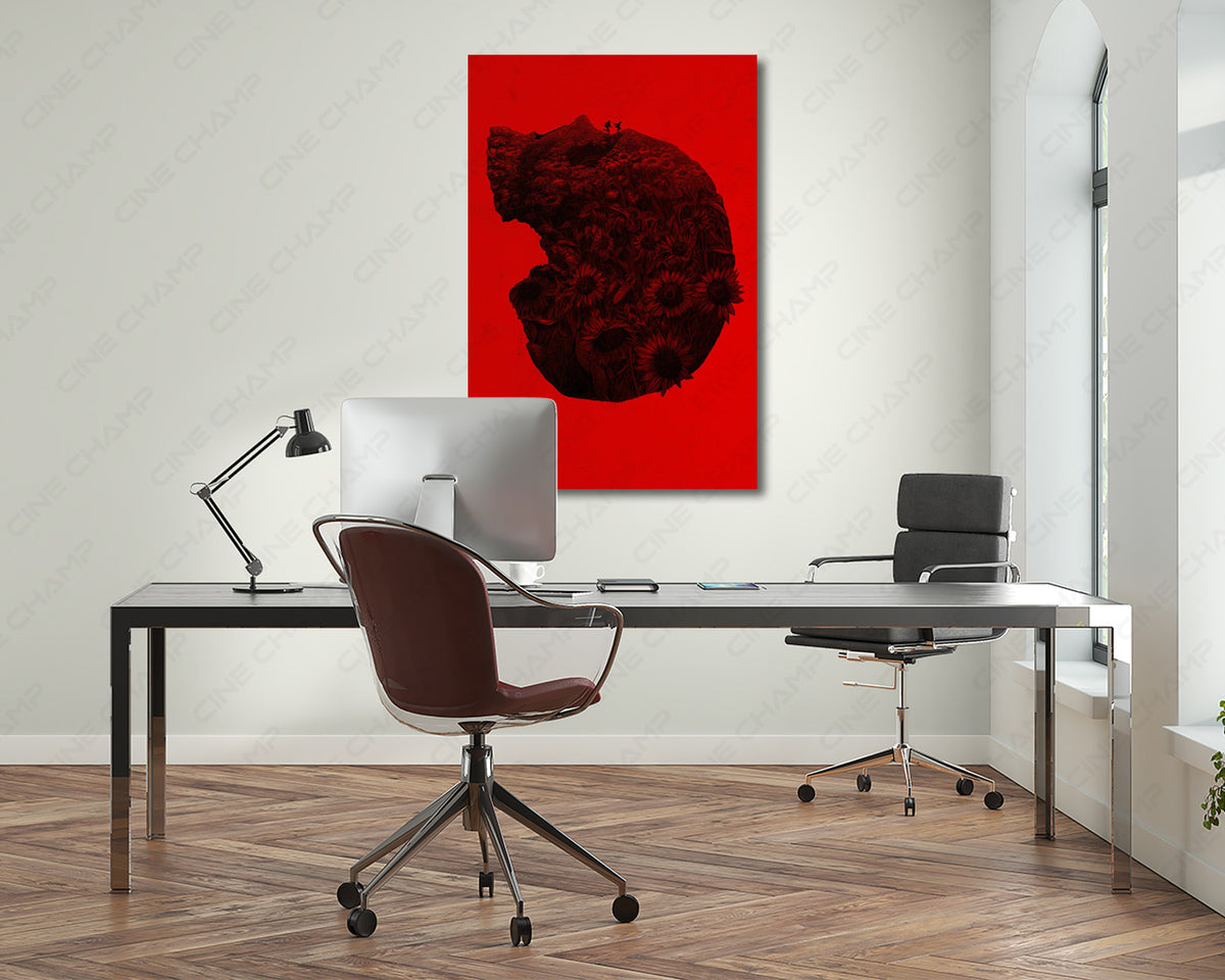 28 Weeks Later Skull Canvas Print