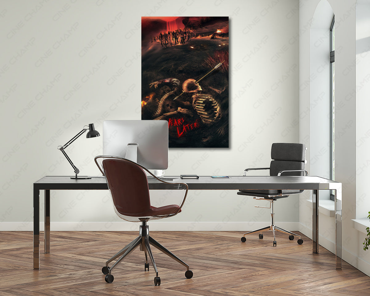 28 Years Later Canvas Wall Art Dark Infected World Horror Decor