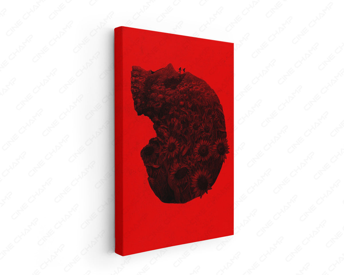 28 Weeks Later Skull Canvas Print