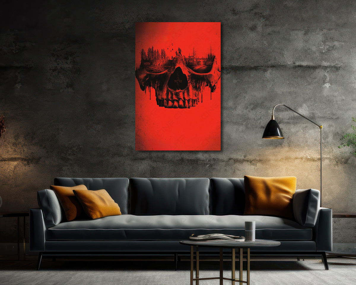 28 Weeks Later Skull Horror Artwork