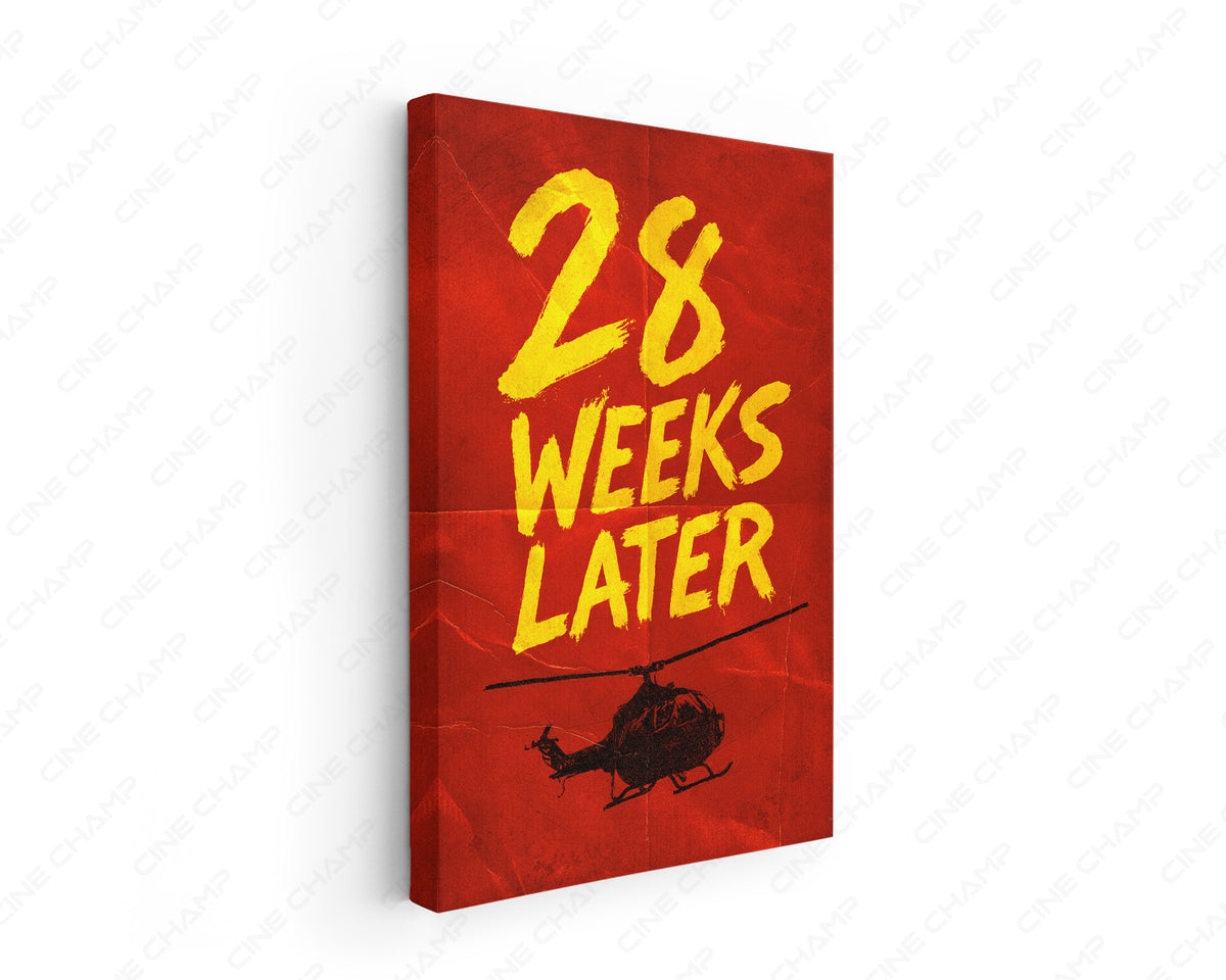 28 Weeks Later Survival Horror Canvas