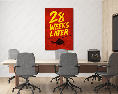 28 Weeks Later Zombie Canvas Print