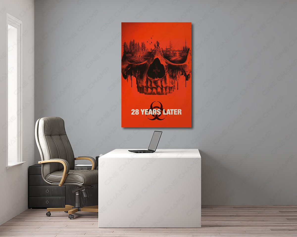 28 Years Later Cinematic Horror Canvas